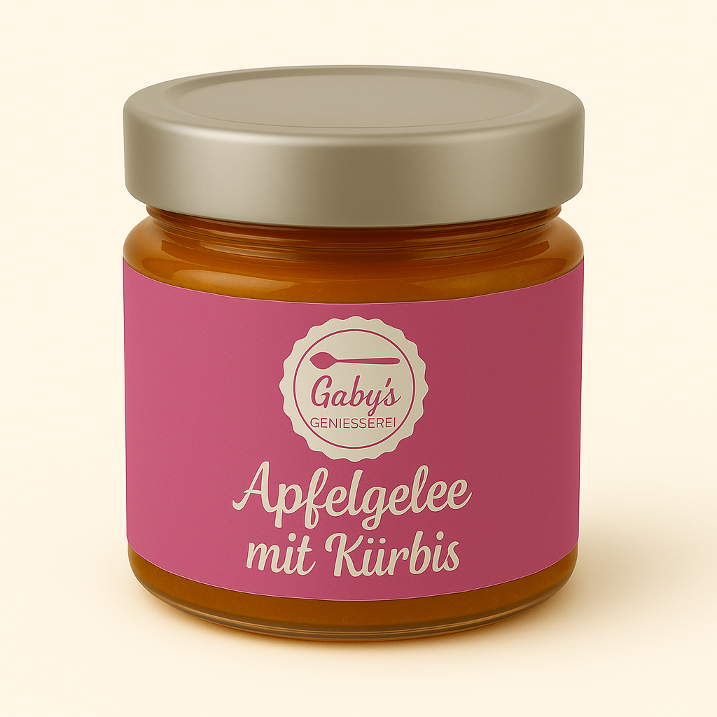 Apfelgelee mit Kürbis