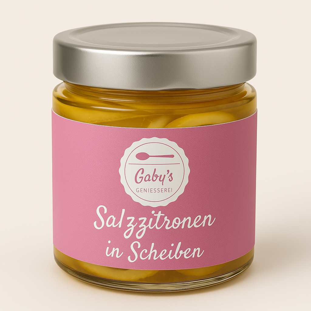 Salzzitronen in Scheiben