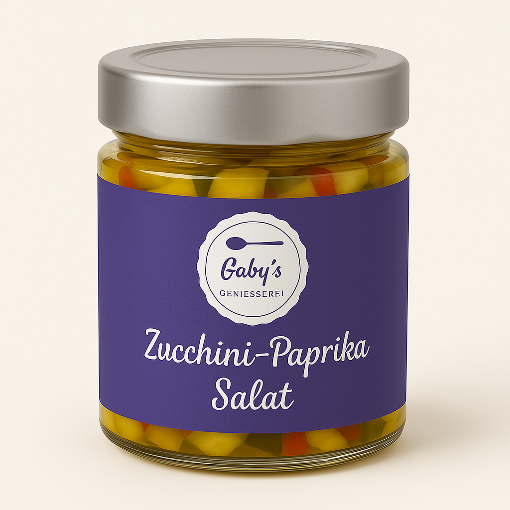 Zucchini-Paprika-Salat